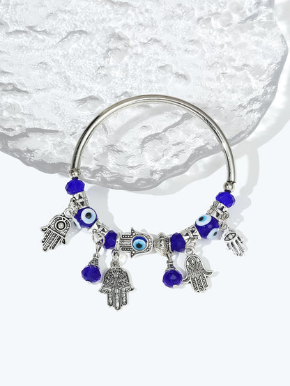 Evil Eye & Hamsa Hand Decor Bracelet