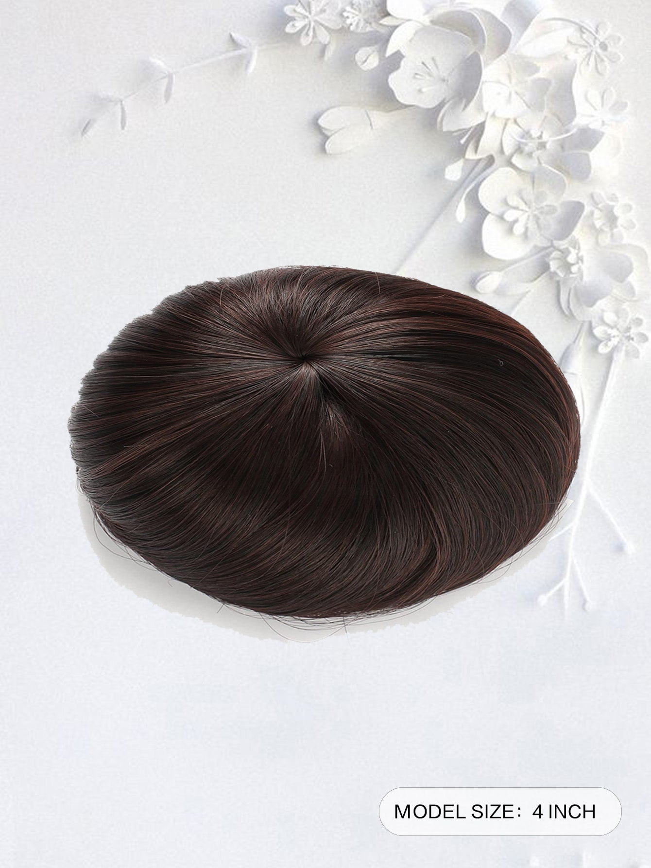 Short Straight Synthetic Hair Bun With Elastic Drawstring