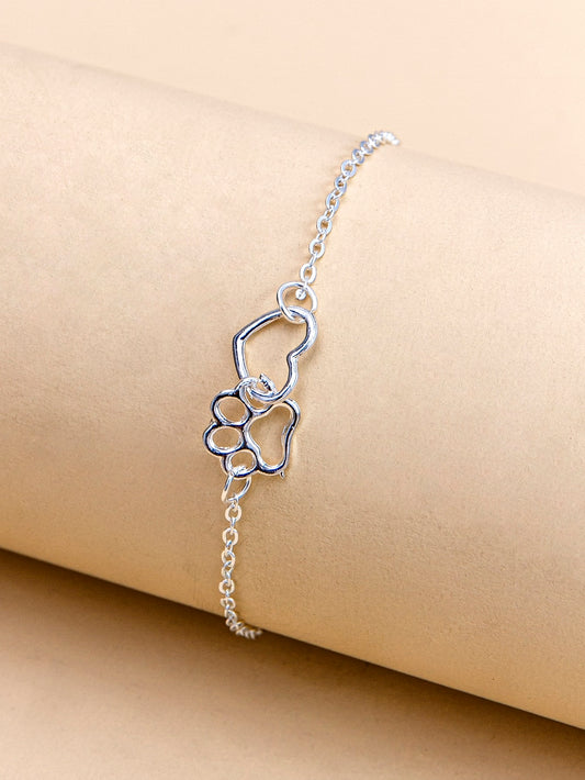 Heart & Paw Decor Bracelet