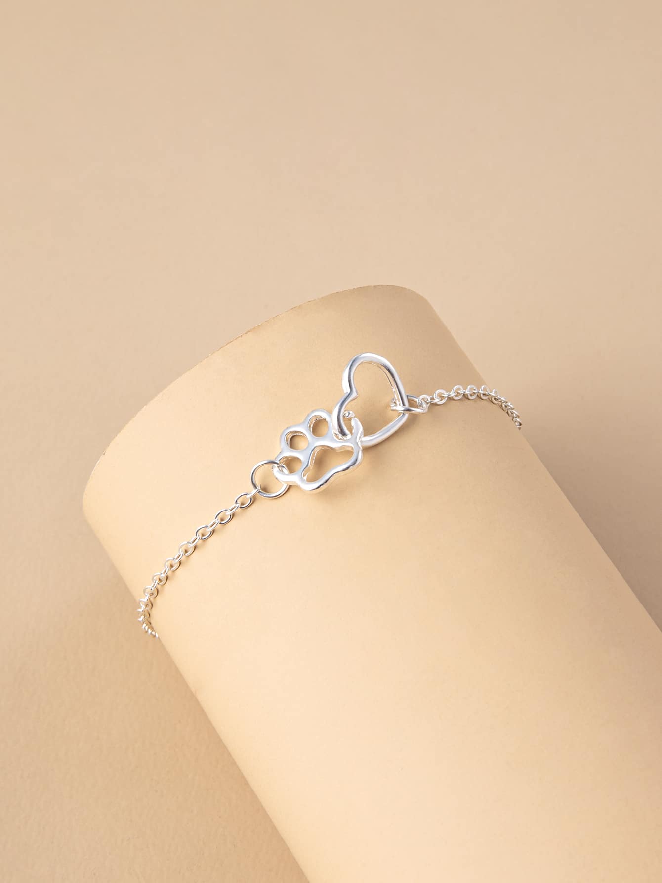 Heart & Paw Decor Bracelet