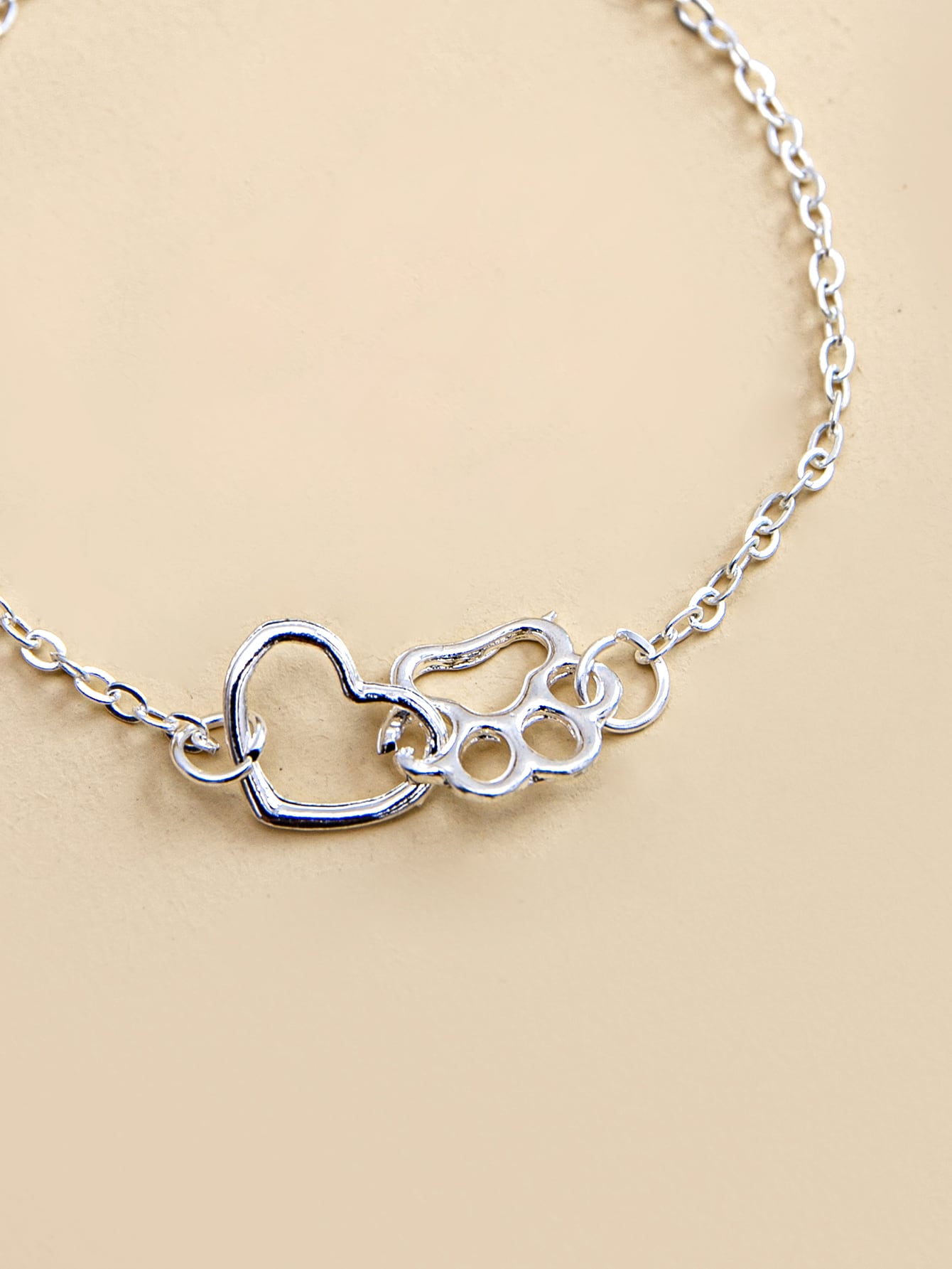 Heart & Paw Decor Bracelet