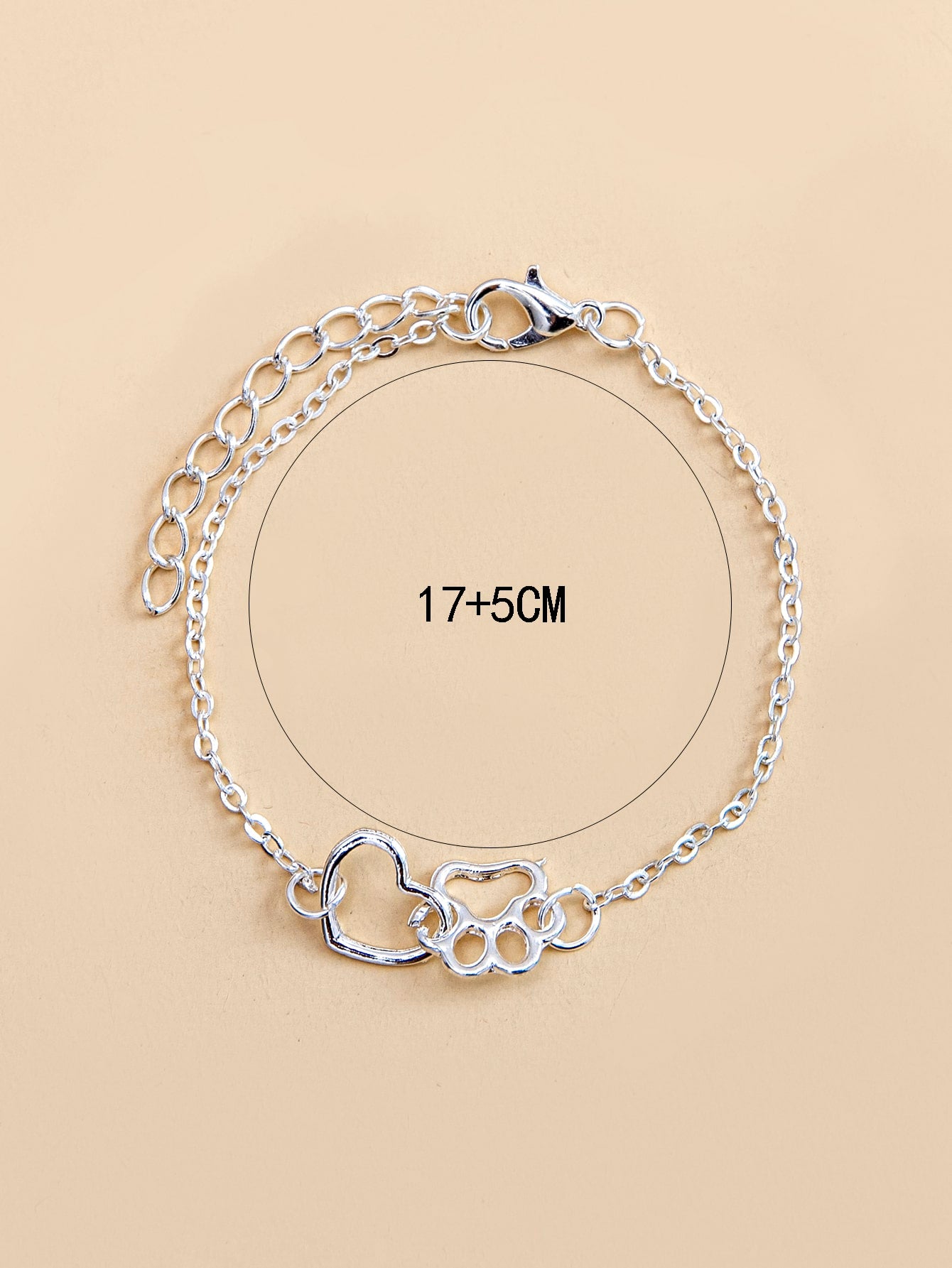 Heart & Paw Decor Bracelet