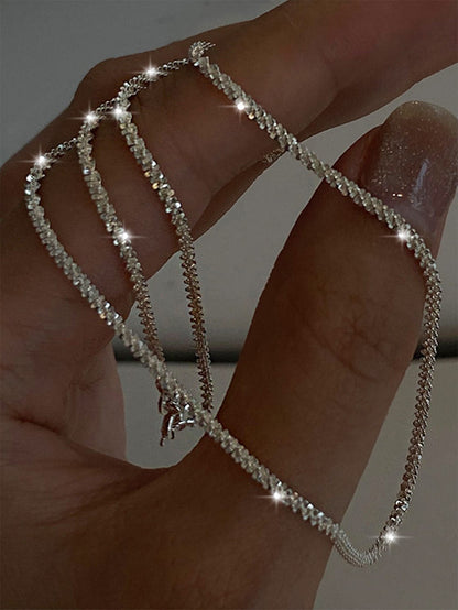 2 3pcs Rhinestone Chain Necklace