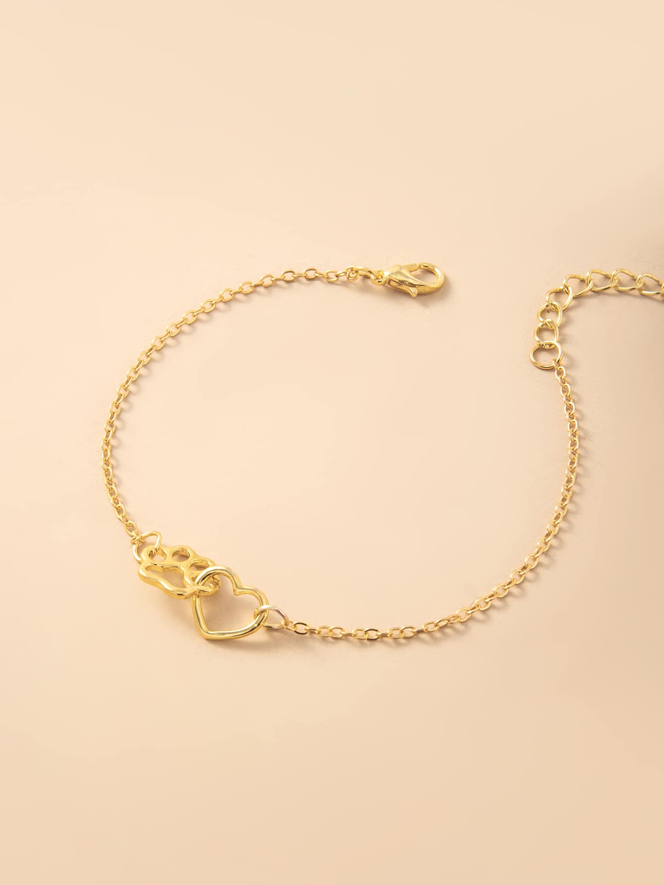 Heart & Paw Decor Bracelet