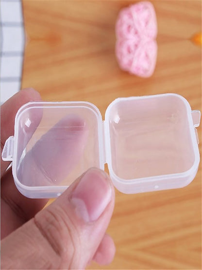 30pcs Clear Jewelry Storage Box Mini Clear Jewelry Storage Box Multifunctional Portable