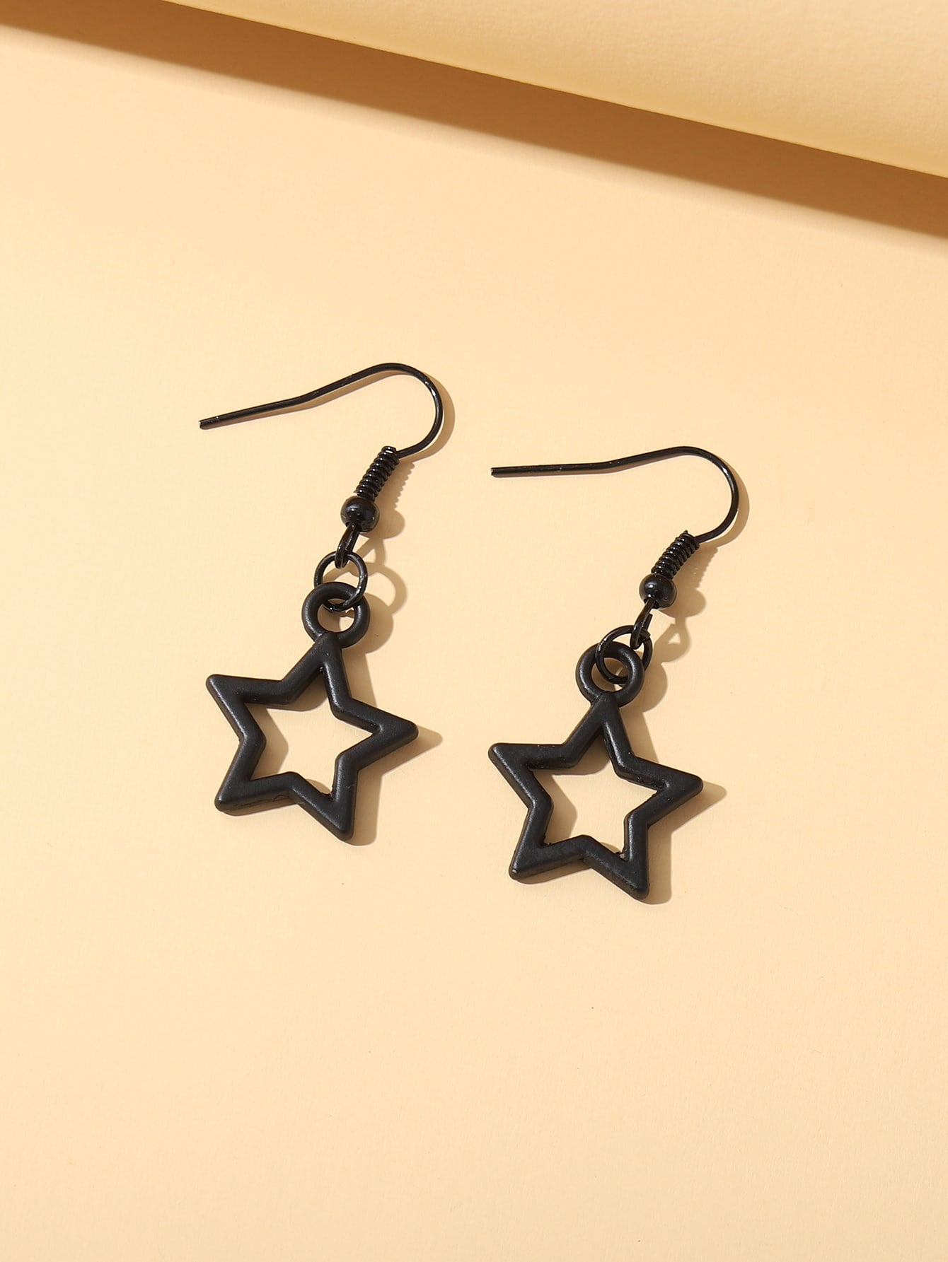 Star Charm Drop Earrings