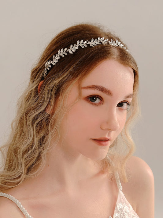 Rhinestone Decor Bridal Headband