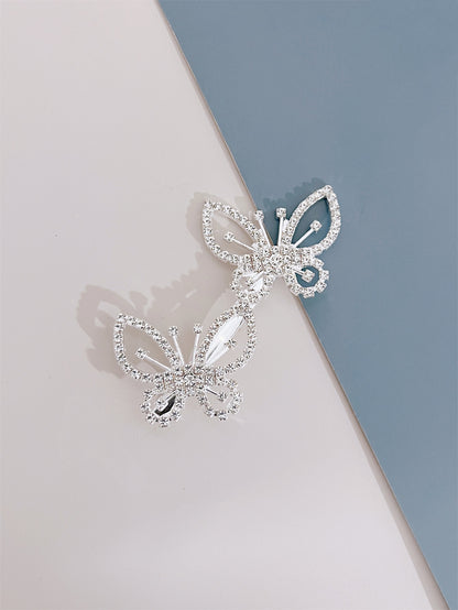 Rhinestone Butterfly Decor Hair Clip