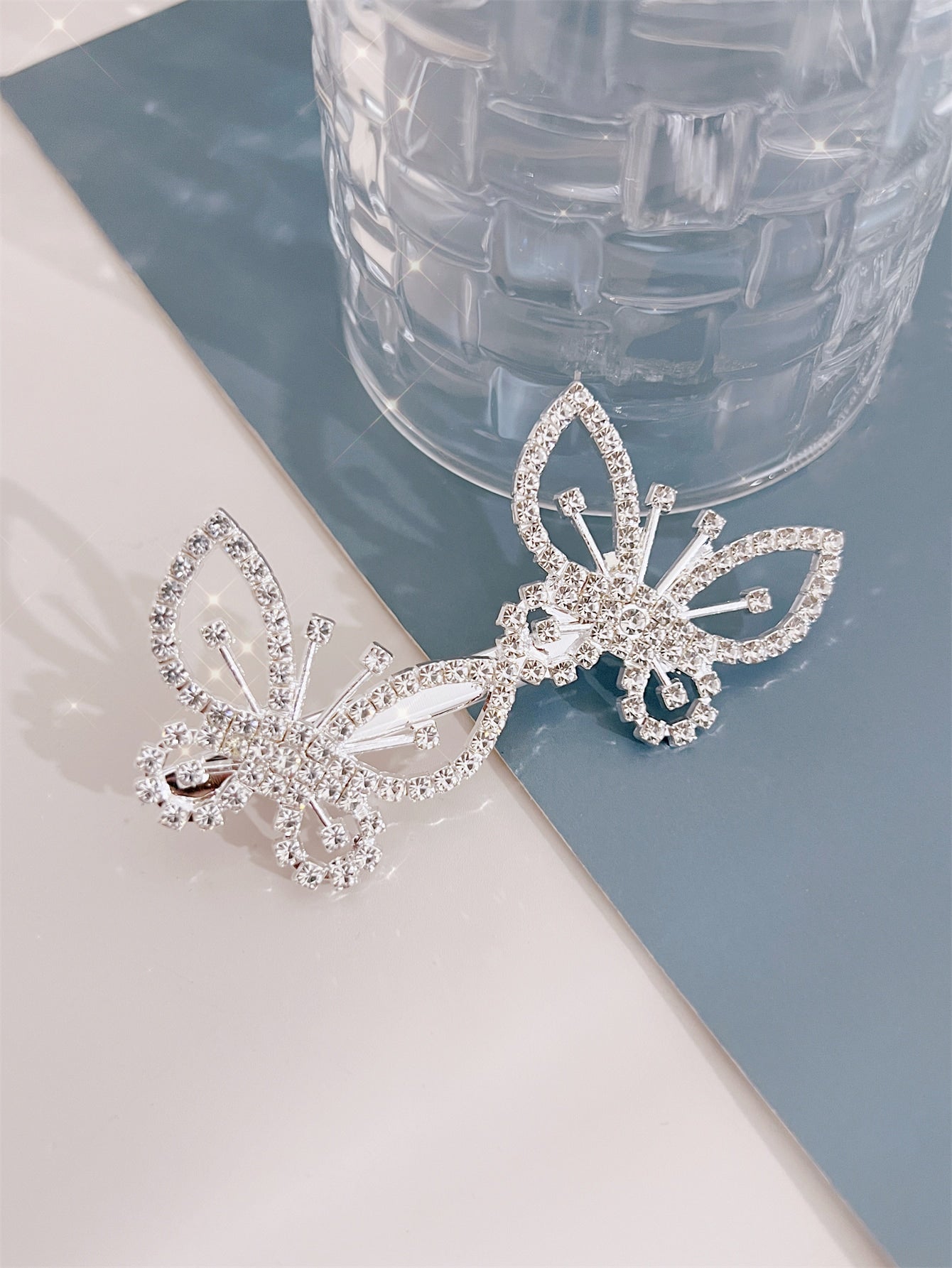 Rhinestone Butterfly Decor Hair Clip