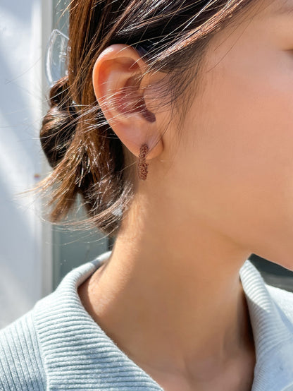 Structured Cuff Hoop Earrings