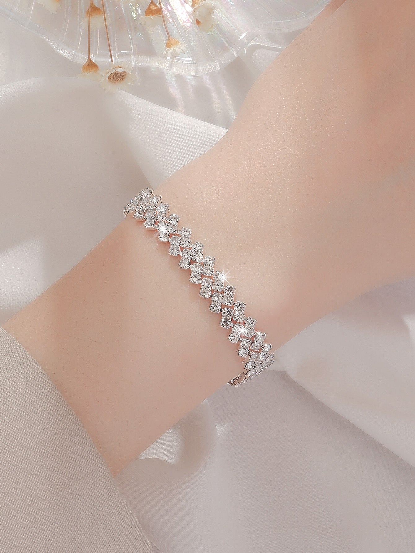 Rhinestone Decor Bracelet