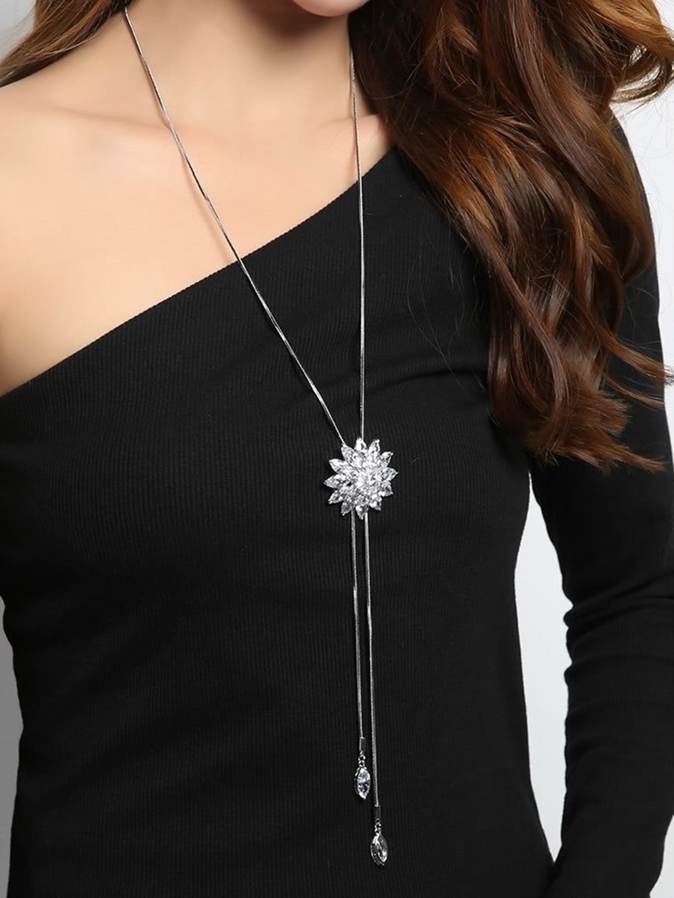 Long Necklace Sweater Chain Women s Clothing Chain