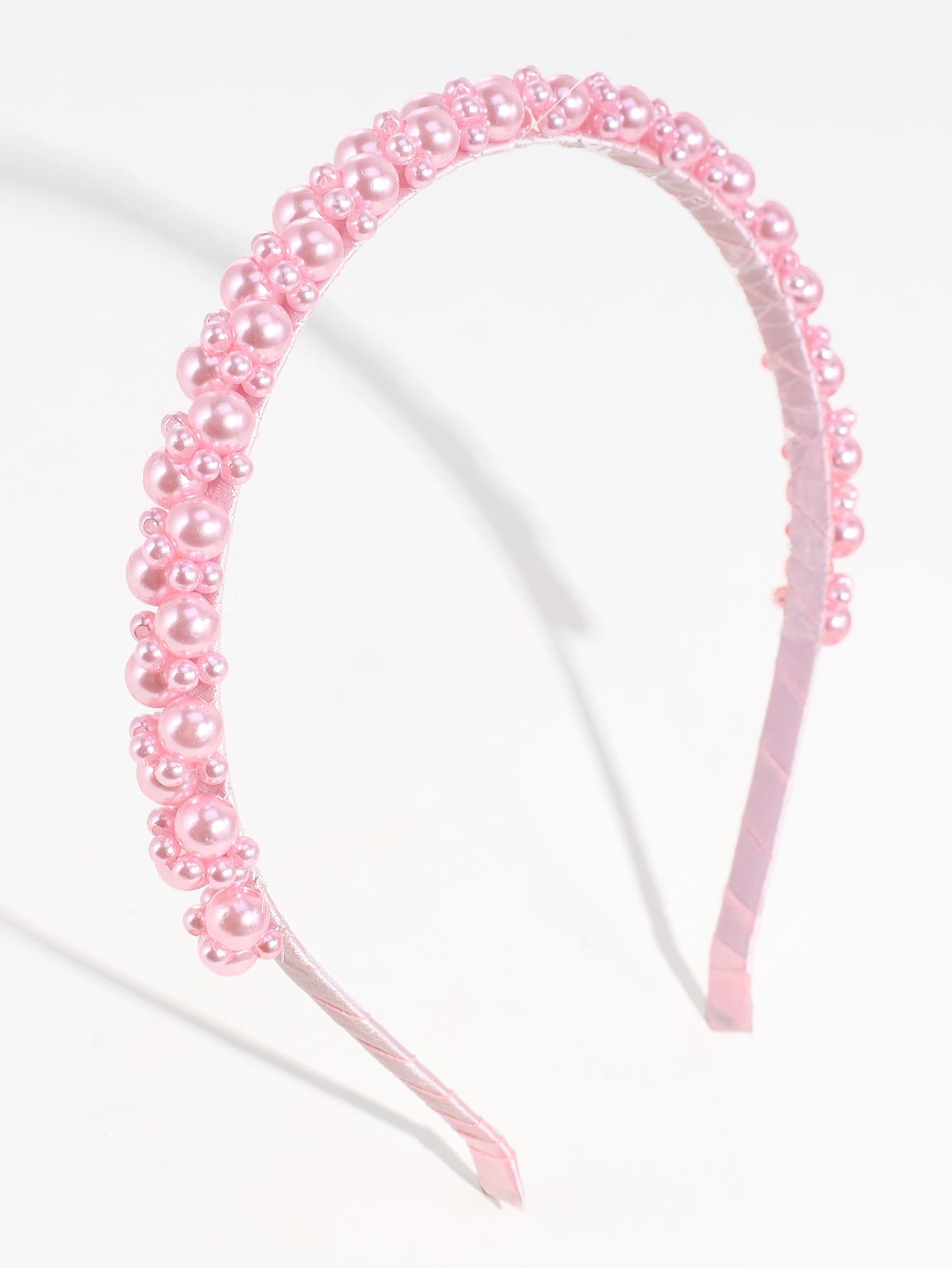 1pc Faux Pearl Decor Headband