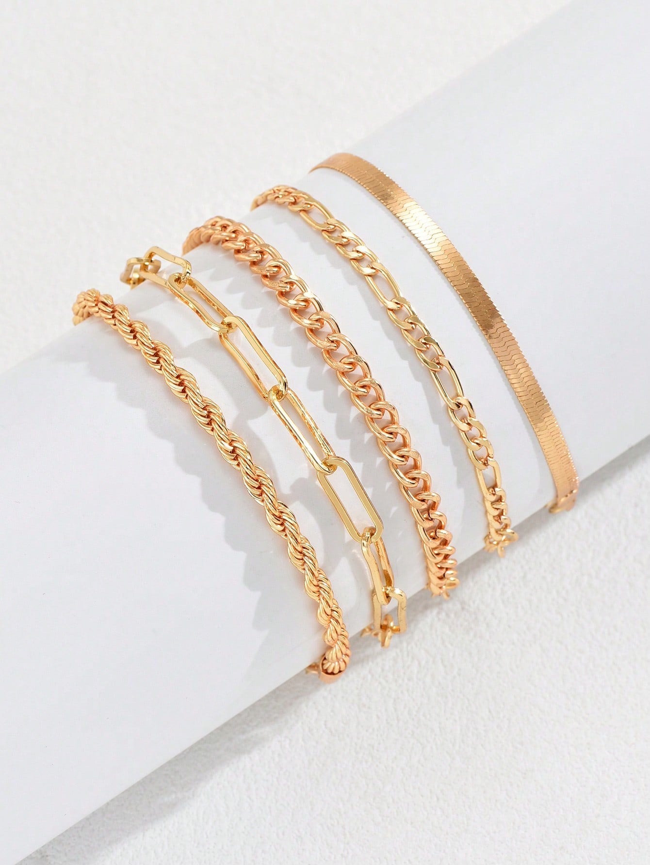 6pcs Twist Detail Bracelet