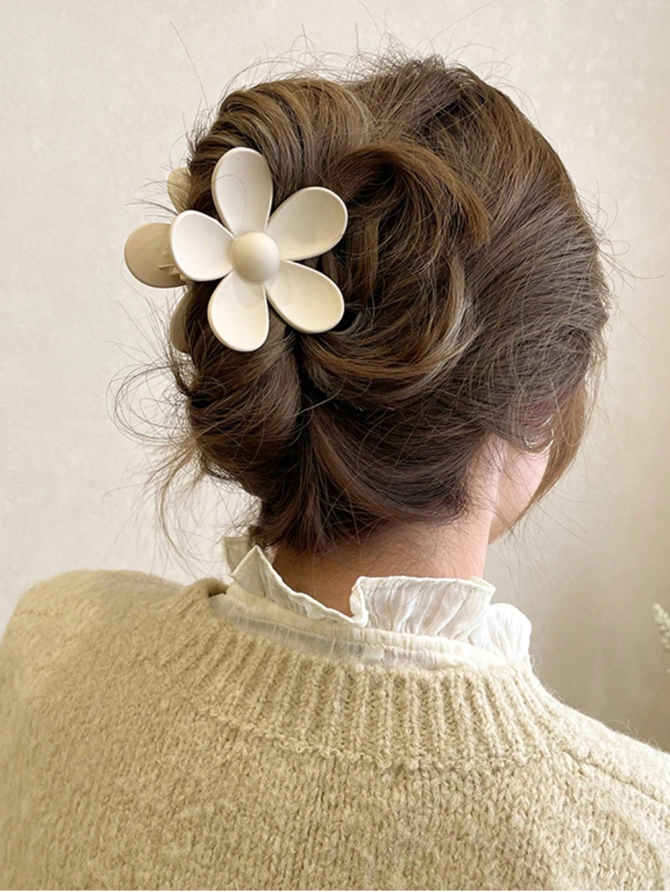 1pc Flower Design Fashion Hair Claw