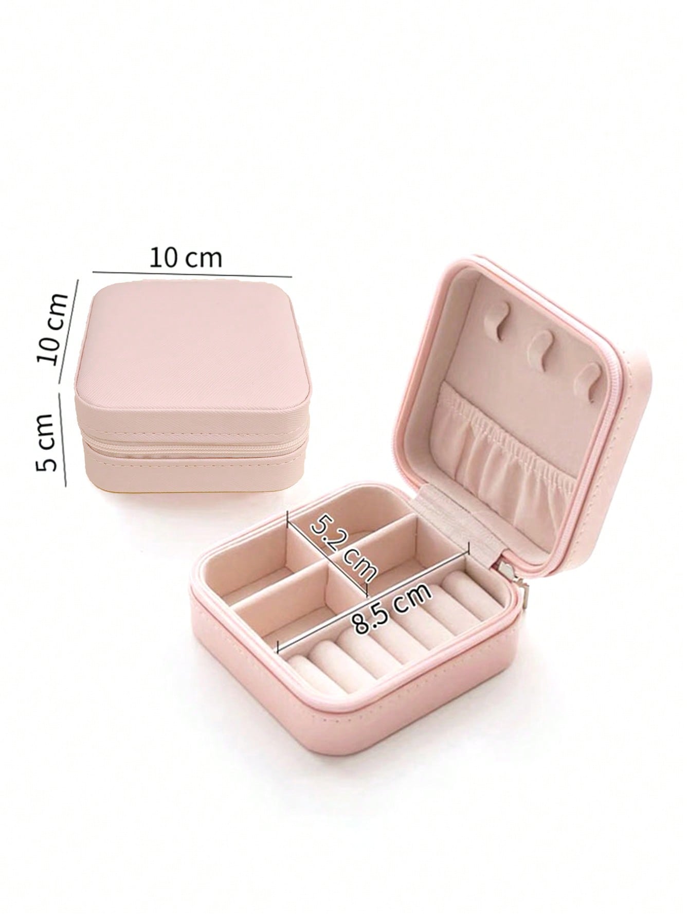 1pc Casual Plastic Minimalist Jewelry Box