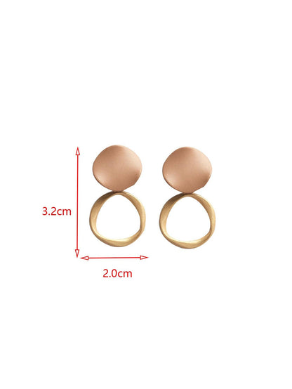 Fashion Geometric Design Stud Earrings