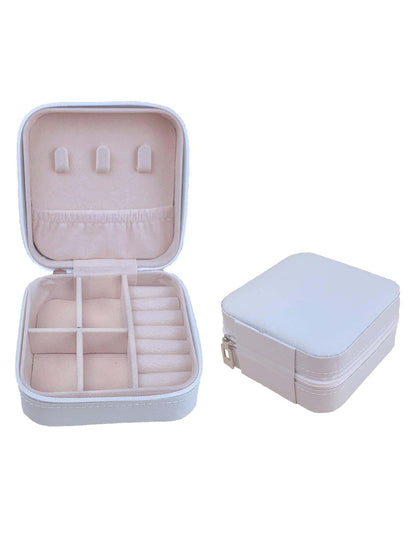 1pc Casual Plastic Minimalist Jewelry Box