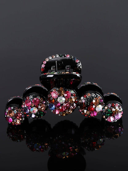 Rhinestone Decor Hair Claw