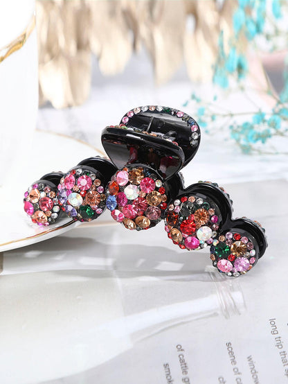 Rhinestone Decor Hair Claw