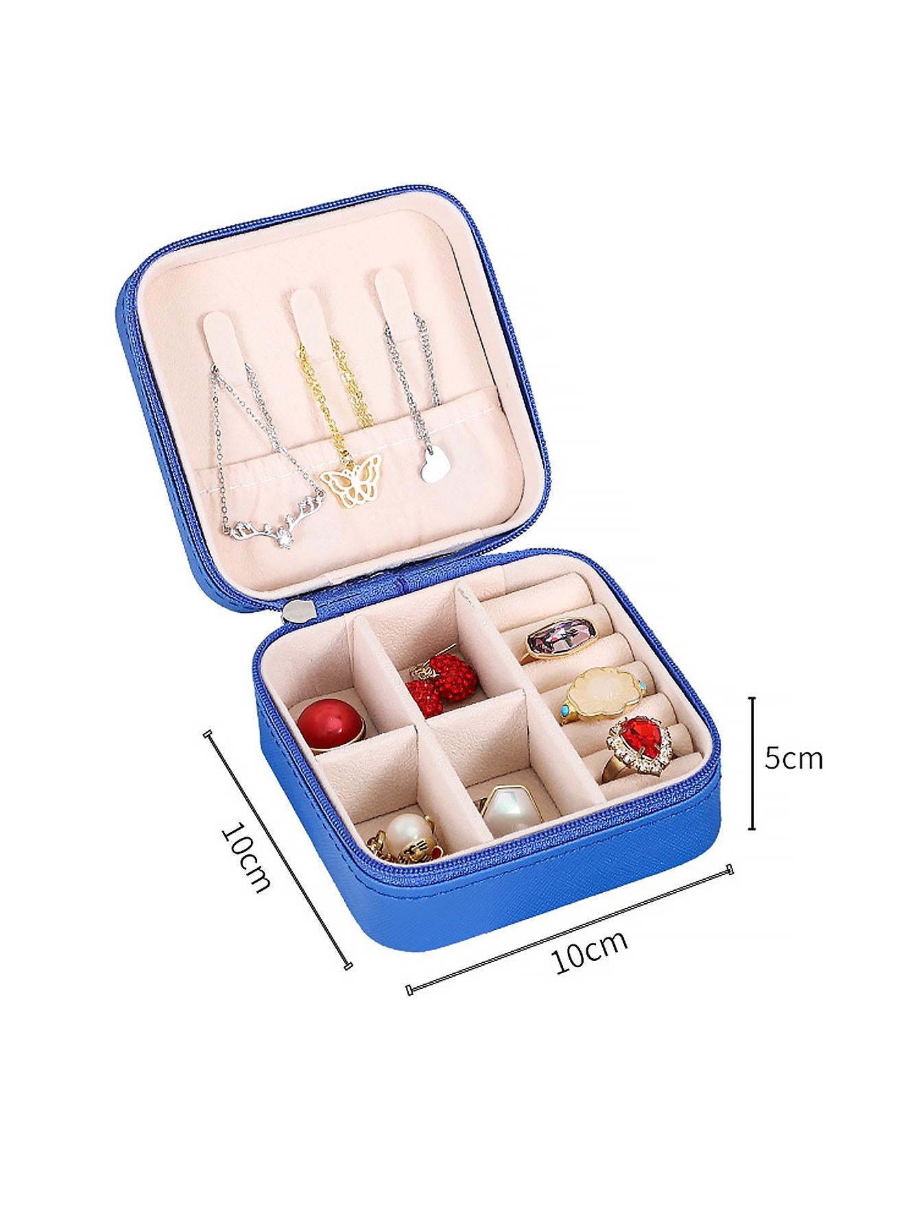 1pc Casual Plastic Minimalist Jewelry Box