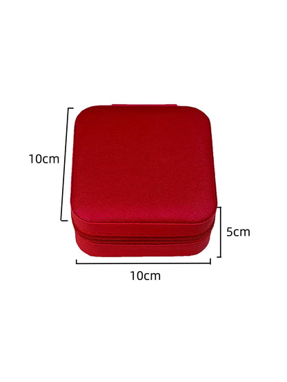 1pc Casual Plastic Minimalist Jewelry Box