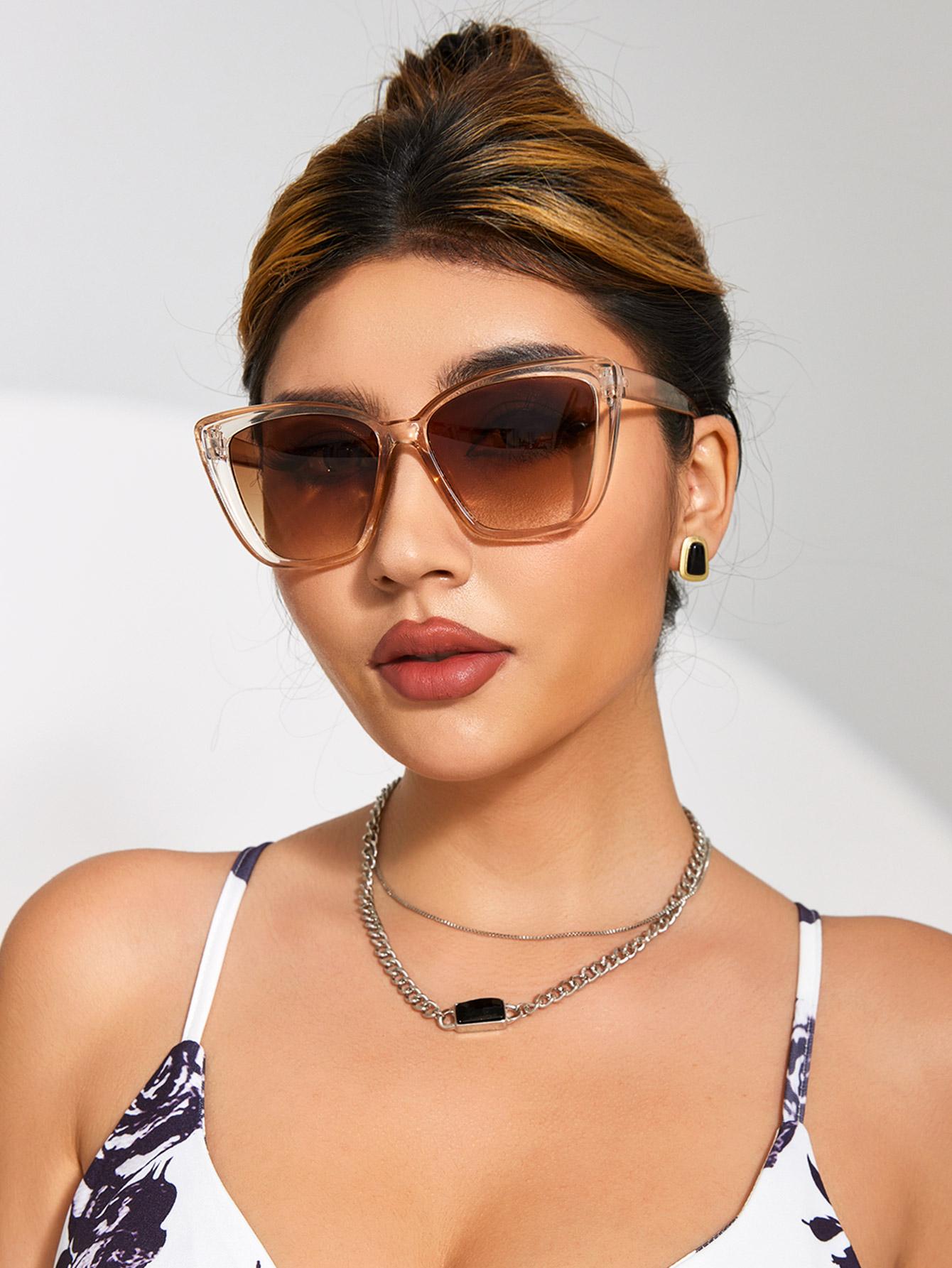 1pair Cat Eye Sunglasses