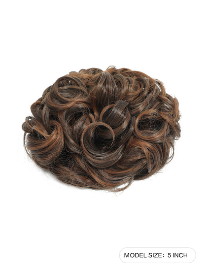 Claw Clip Messy Bun Hair Wavy Curly Hair Bun Clip in Claw Chignon Ponytail Hair