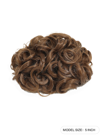 Claw Clip Messy Bun Hair Wavy Curly Hair Bun Clip in Claw Chignon Ponytail Hair