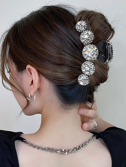 Rhinestone Decor Hair Claw