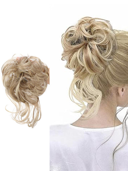 Natural Curly Synthetic Hair Updo