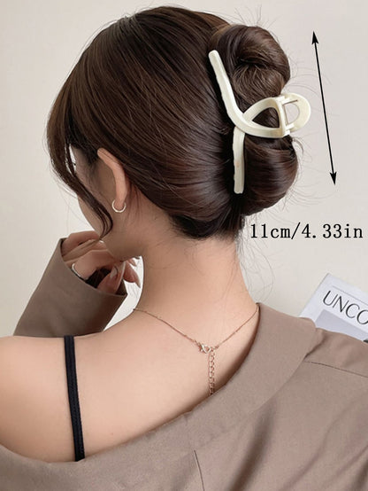 4pcs Women Wave Design Hair Claw