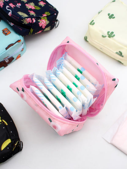 Multifunctional Cosmetic Organizer Sanitary Pads / Tampons Bag