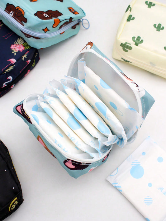 Multifunctional Cosmetic Organizer Sanitary Pads / Tampons Bag