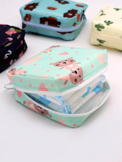 Multifunctional Cosmetic Organizer Sanitary Pads / Tampons Bag