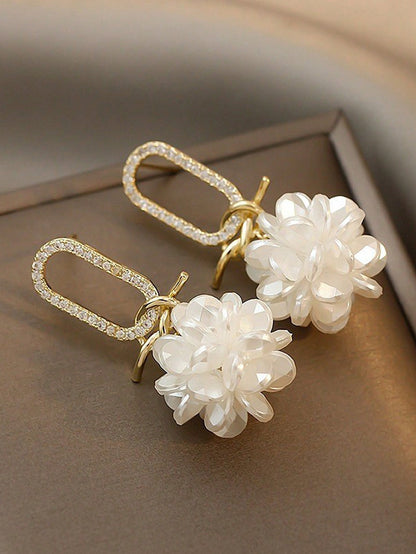 Flower Decor Earrings