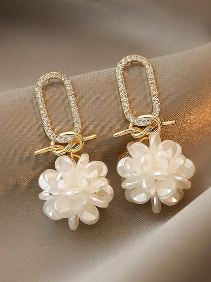 Flower Decor Earrings