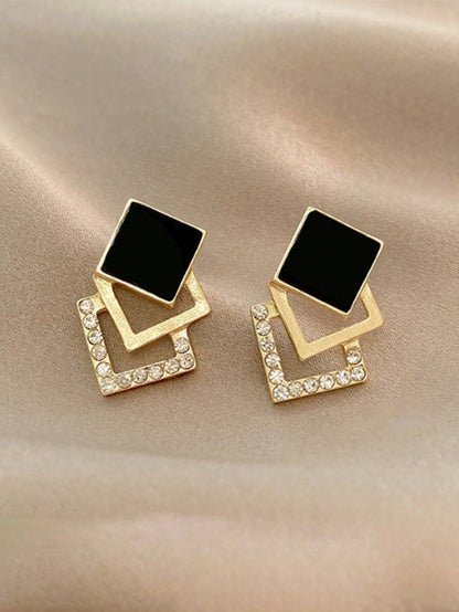 Fashion Geometric Design Stud Earrings